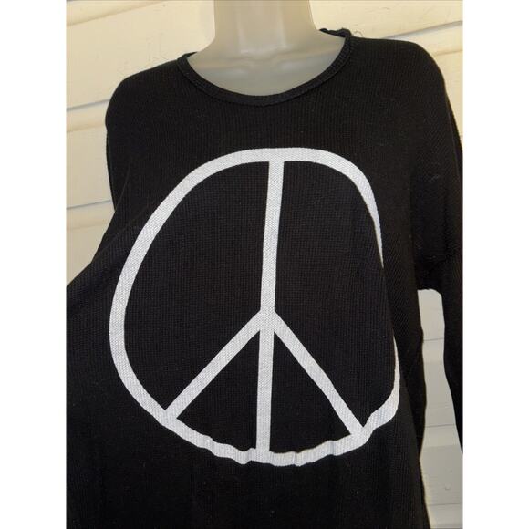 Show Me Your Mumu Mellow Waffle Long Sleeve Pullover Top Size M - Picture 3 of 8